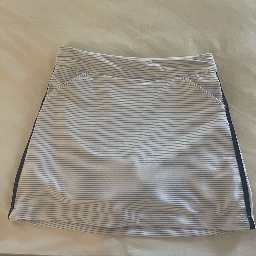 Peter Millar Gray Striped Skort - image 1